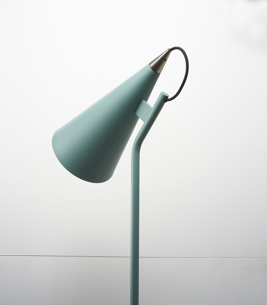 Jeena Floor Lamp by Zava in Arctic Green side view