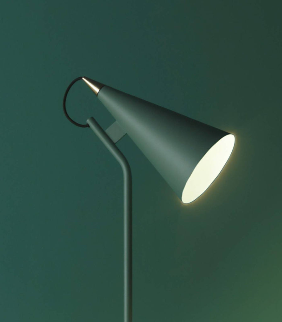 Jeena Floor Lamp by Zava in Jungle Green