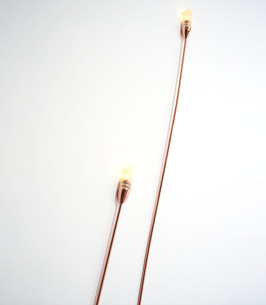 Mini Mini Outdoor Floor Lamp two sizes in brass finish