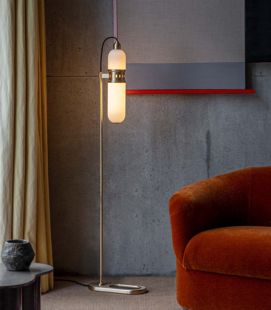 Bert Frank Occulo Floor Lamp featured within a interior space