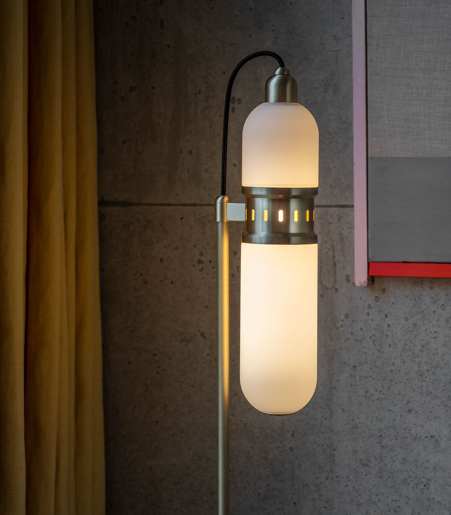 Bert Frank Occulo Floor Lamp featured within a interior space close up