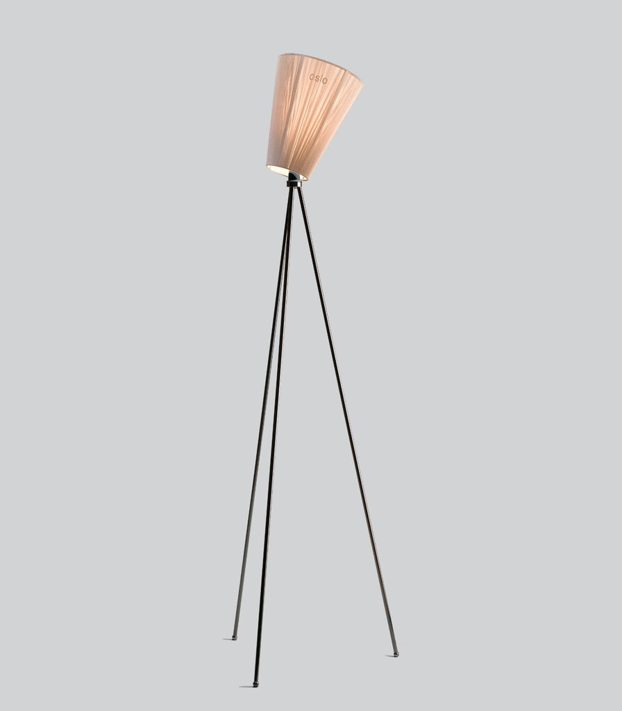 Northern Oslo Floor Lamp in Black/Beige