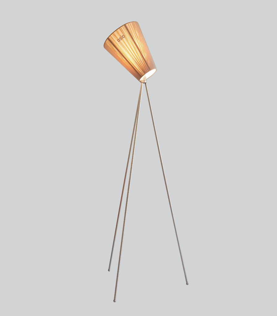 Northern Oslo Floor Lamp in Gold/Beige