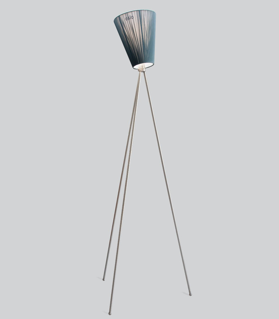 Northern Oslo Floor Lamp in Steel/Green