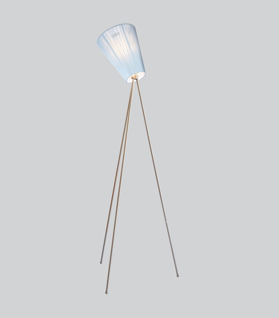 Northern Oslo Floor Lamp in Steel/Light Blue