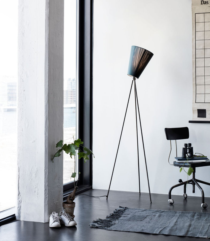 Northern Oslo Floor Lamp featured within a interior space