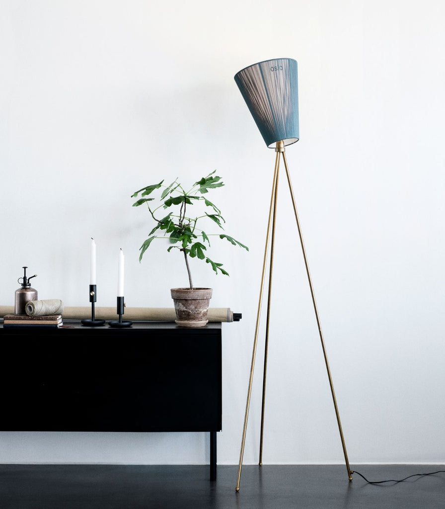 Northern Oslo Floor Lamp featured within a interior space