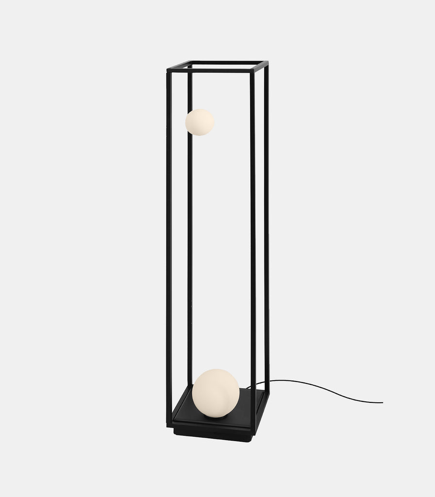 Karman Abachina Floor Lamp in Large/Black