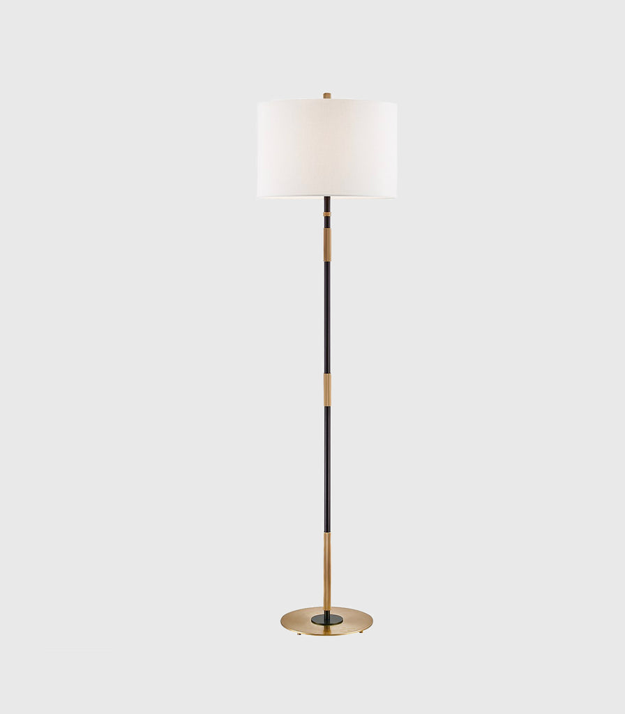 Hudson Valley Bowery Floor Lamp in Aged Old Bronze