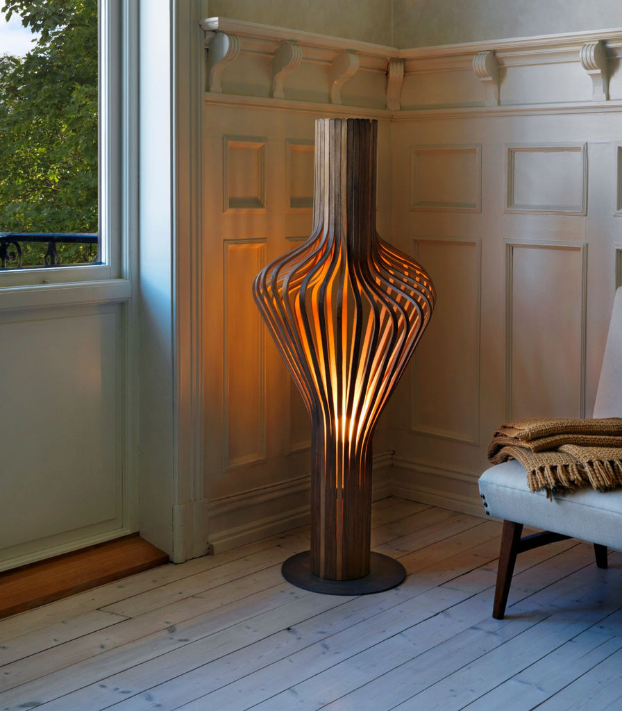 Northern Diva Floor Lamp featured within a interior space