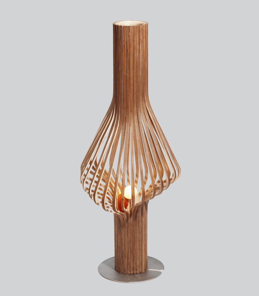 Northern Diva Floor Lamp in Smoked Oak