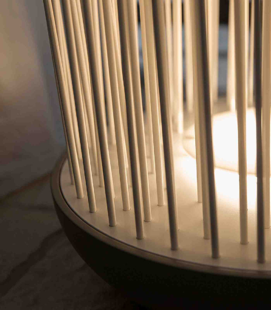 Karman Don't Touch Outdoor Floor Lamp featured within a outdoor space close up
