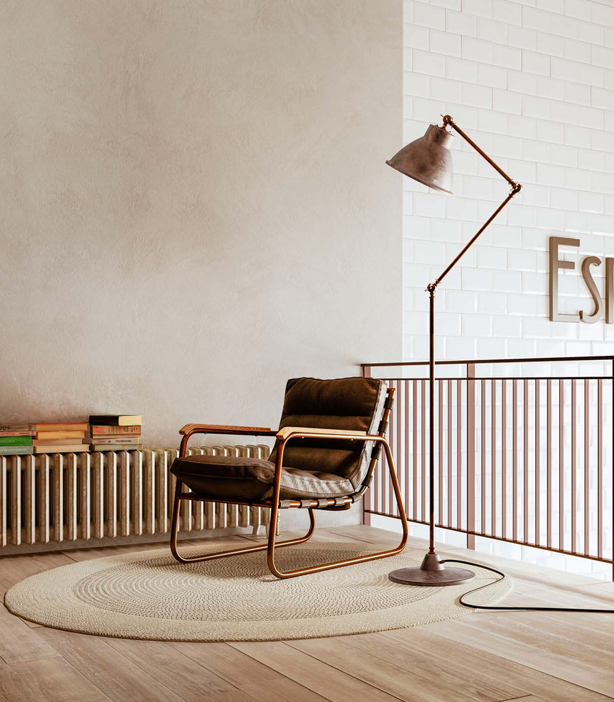 Il Fanale Loft Floor Lamp featured within a interior space