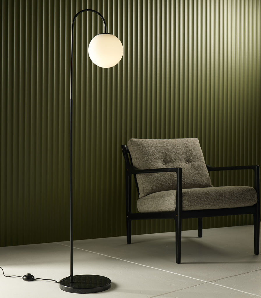 Mayfield Mintu Floor Lamp featured within interior space