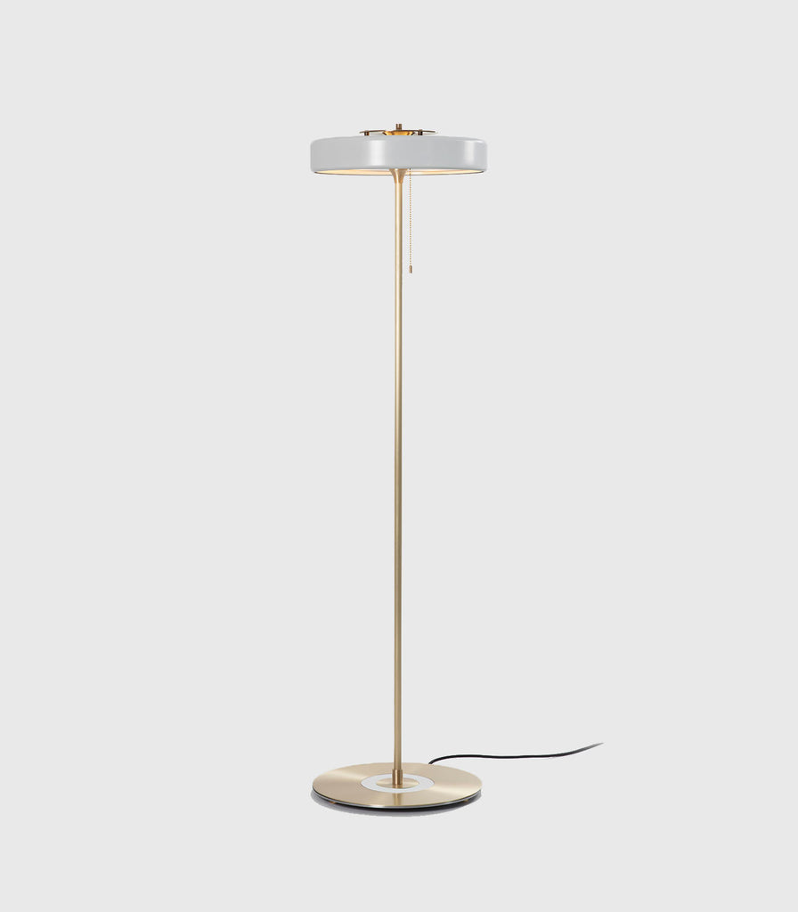 Bert Frank Revolve Stem Floor Lamp in White