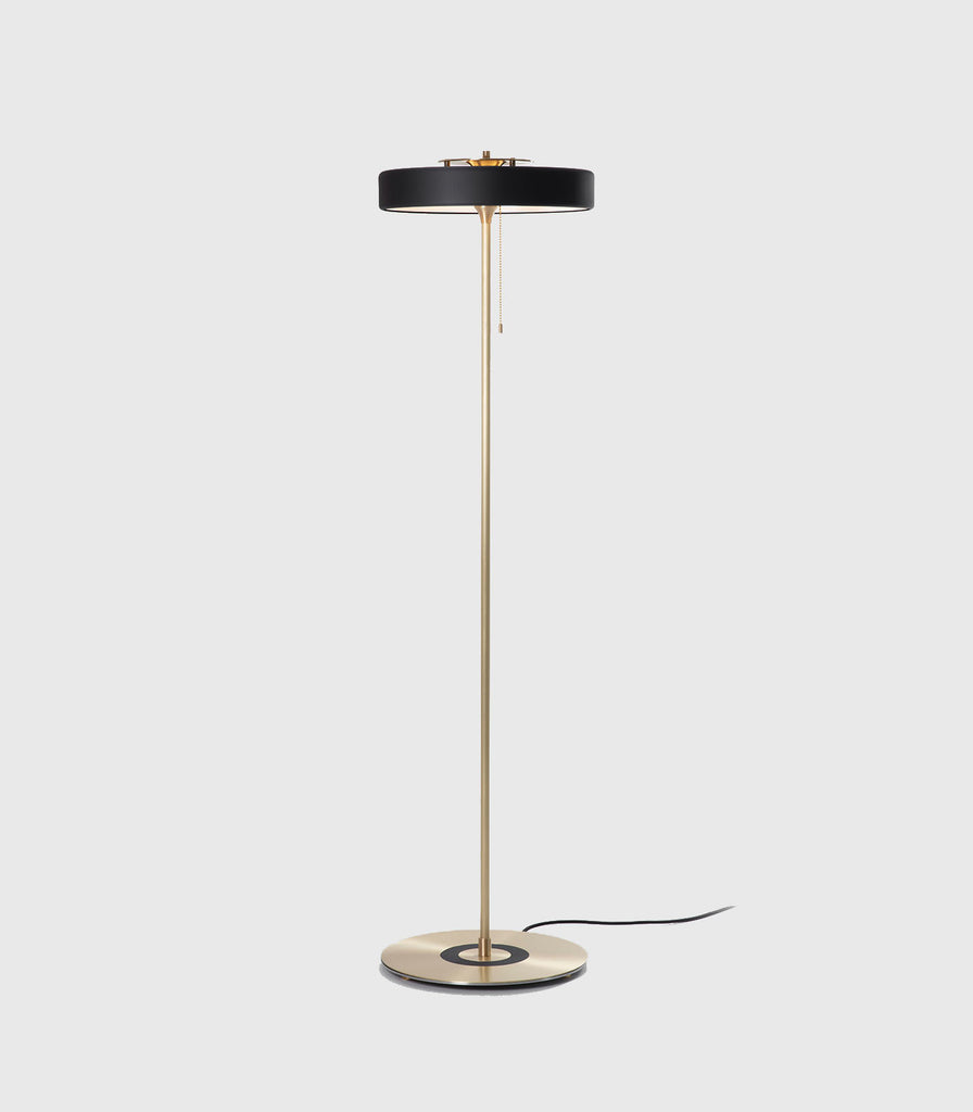 Bert Frank Revolve Stem Floor Lamp in Black