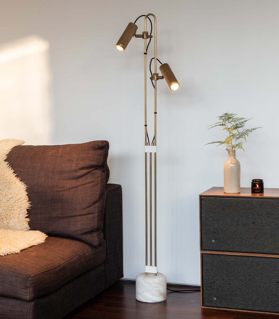 J. Adams & Co. Spot Floor Lamp featured in an interior space