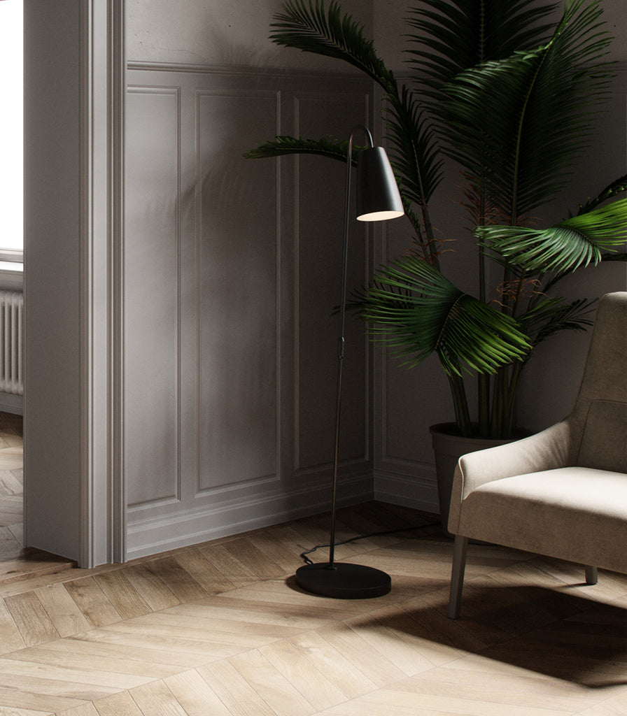 Nordlux Sway Floor Lamp featured within interior space