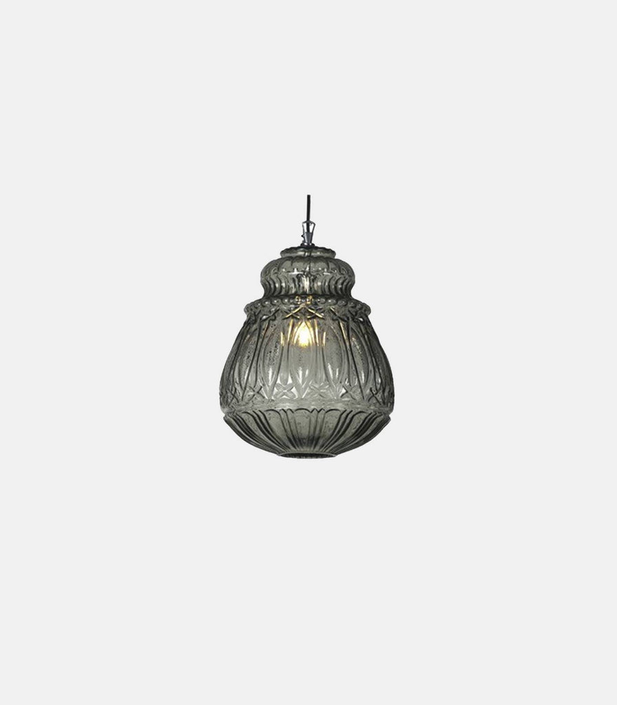 Karman Ginger Pendant Light in Bell/Smoked