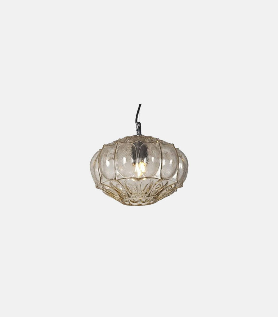 Karman Ginger Pendant Light in Oval/Pale Yellow