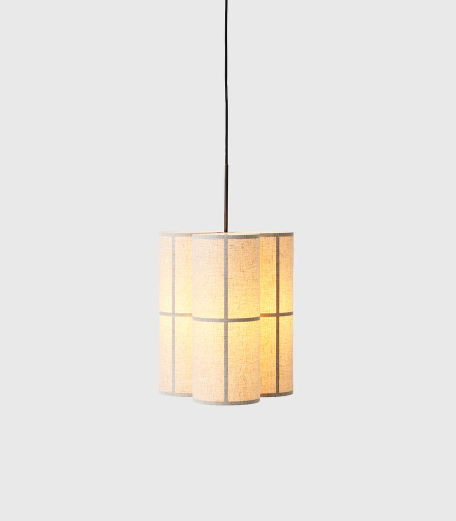 Menu Lighting Hashira Small Cluster Pendant Light featured within interior space