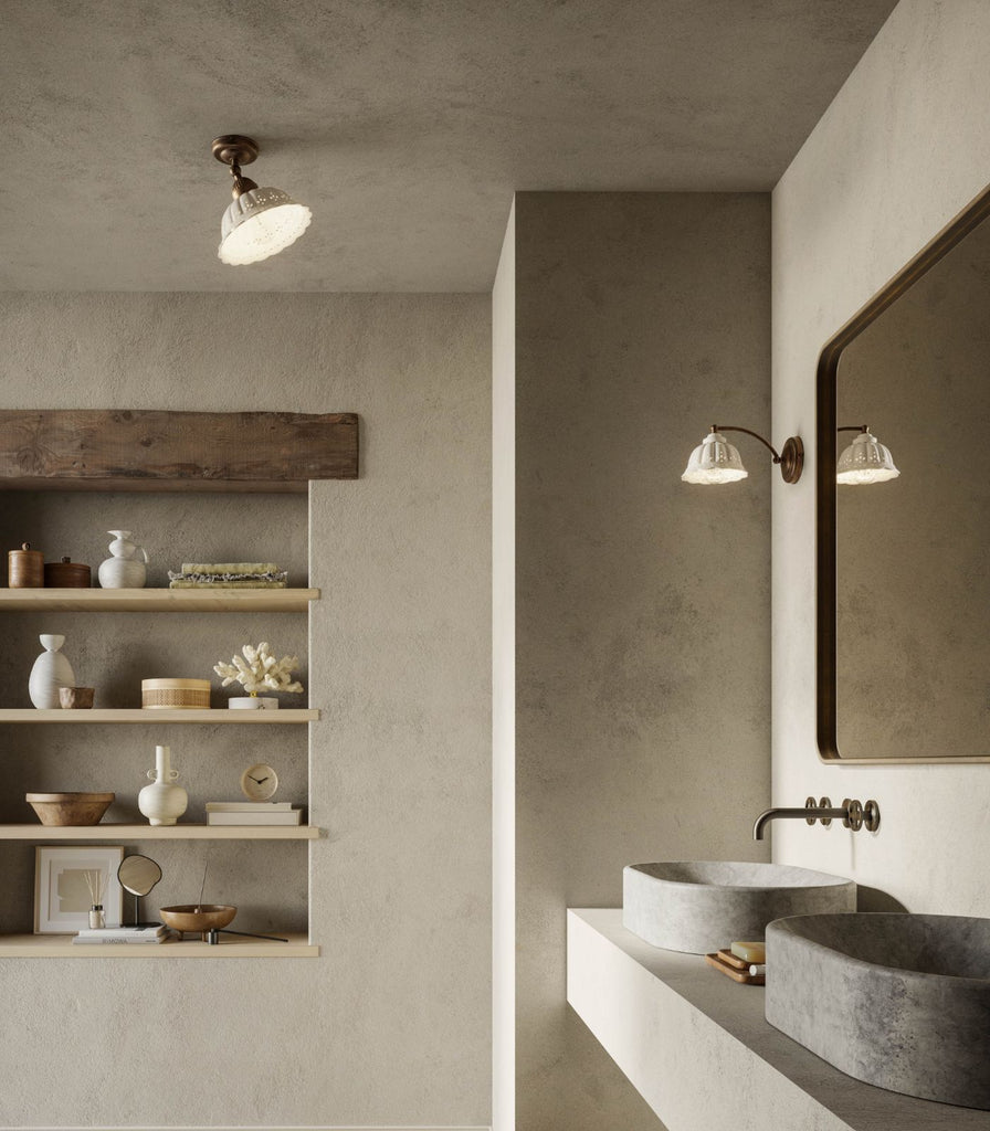 II Fanale Anita Ceiling Light featured in Bathroom