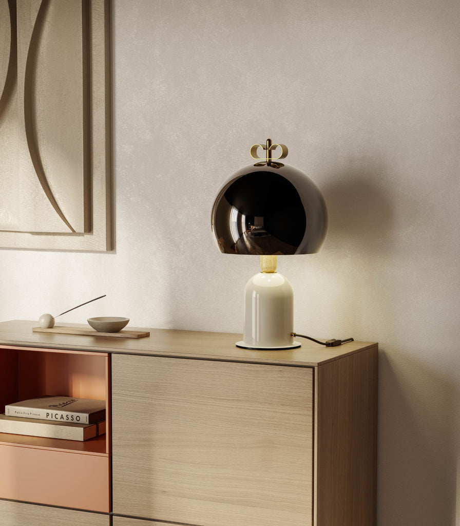 Il Fanale Bonton Table Lamp placed over table