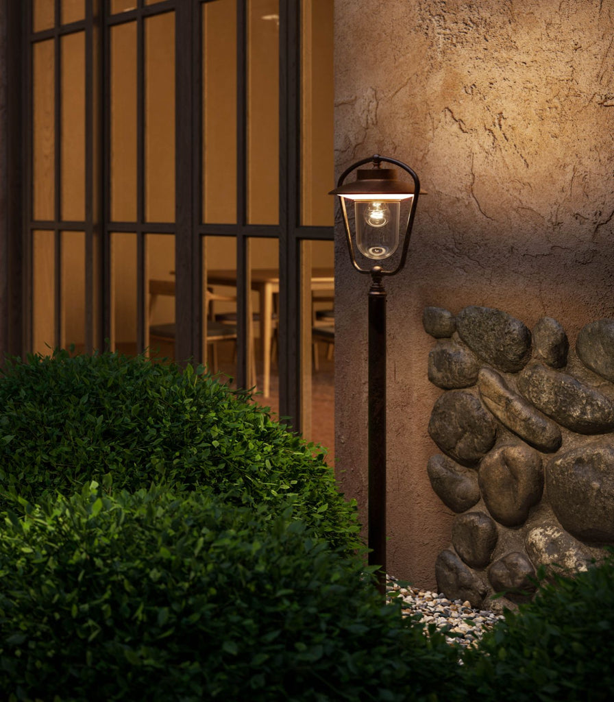 Il Fanale Calmaggiore Bollard Light featured within a outdoor space