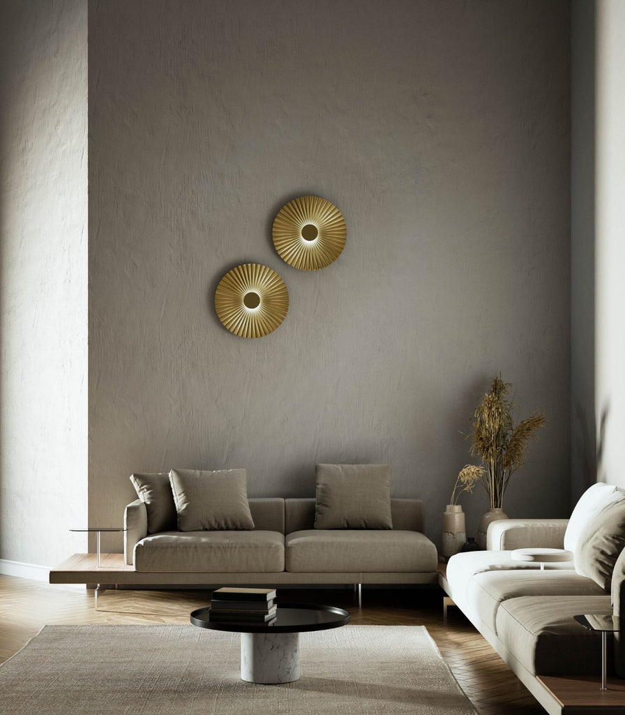 Il Fanale Plie Wall Light featured in living room