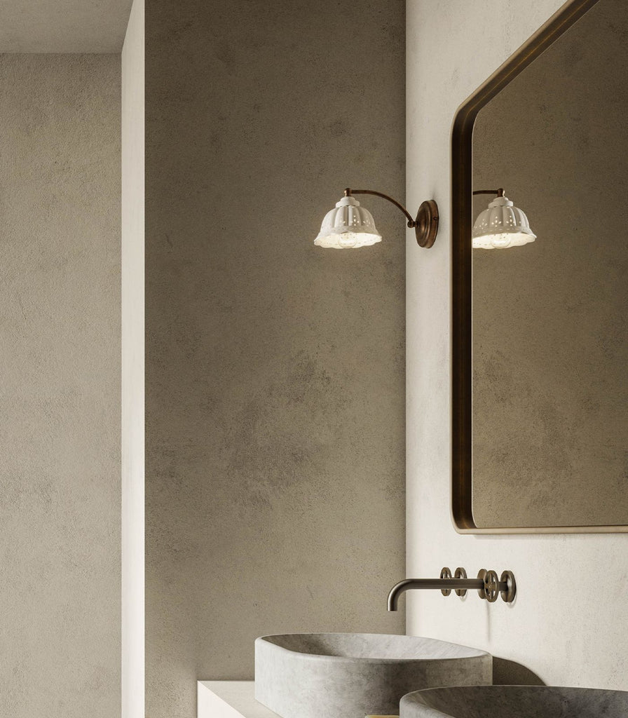 Il Fanale Anita Wall Light featured in bathroom