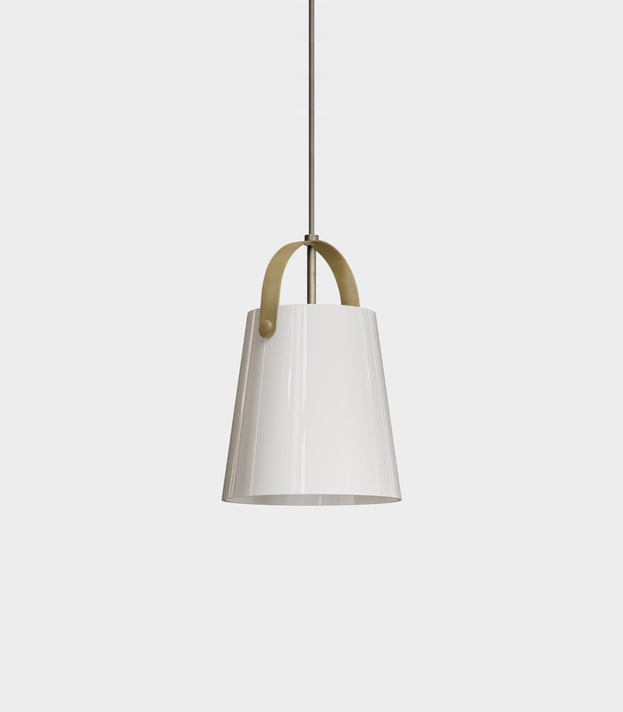 Il Fanale Bell Pendant Light in Natural Brass