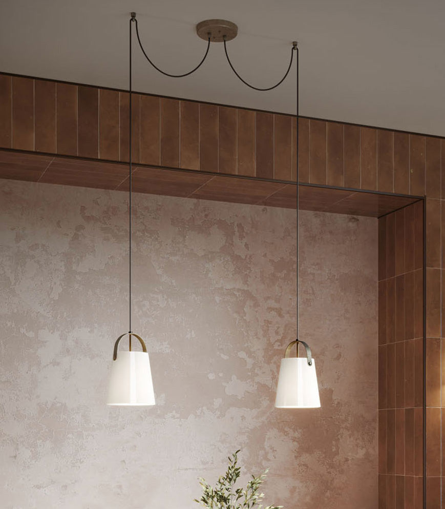 Il Fanale Bell 2lt Pendant Light featured within a interior space