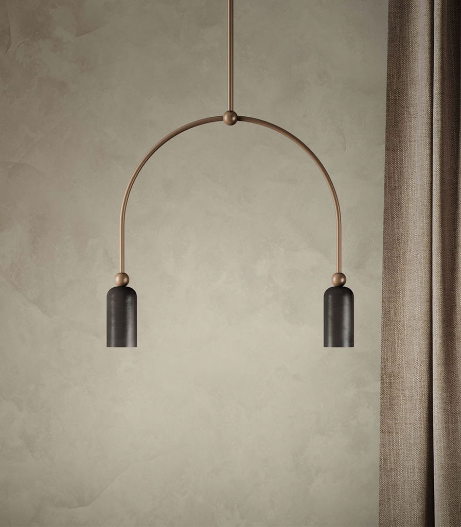 Il Fanale Madame 2lt Pendant Light featured within a interior space
