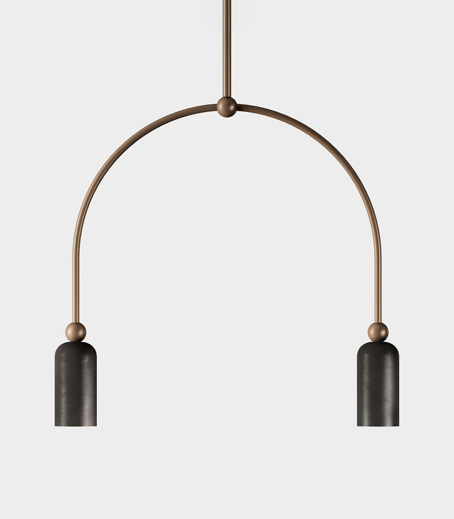 Il Fanale Madame 2lt Pendant Light in Morocco / Grafene