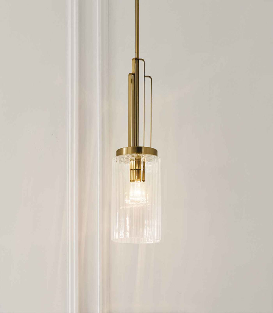 Elstead Kimrose Pendant Light featured within interior space