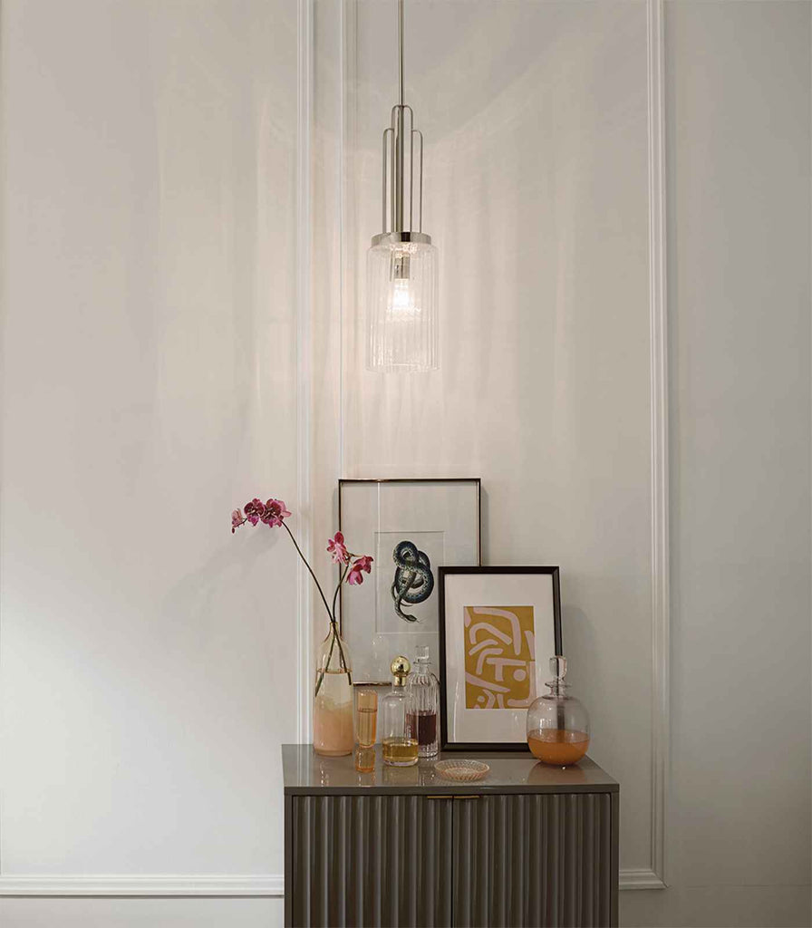 Elstead Kimrose Pendant Light featured within interior space