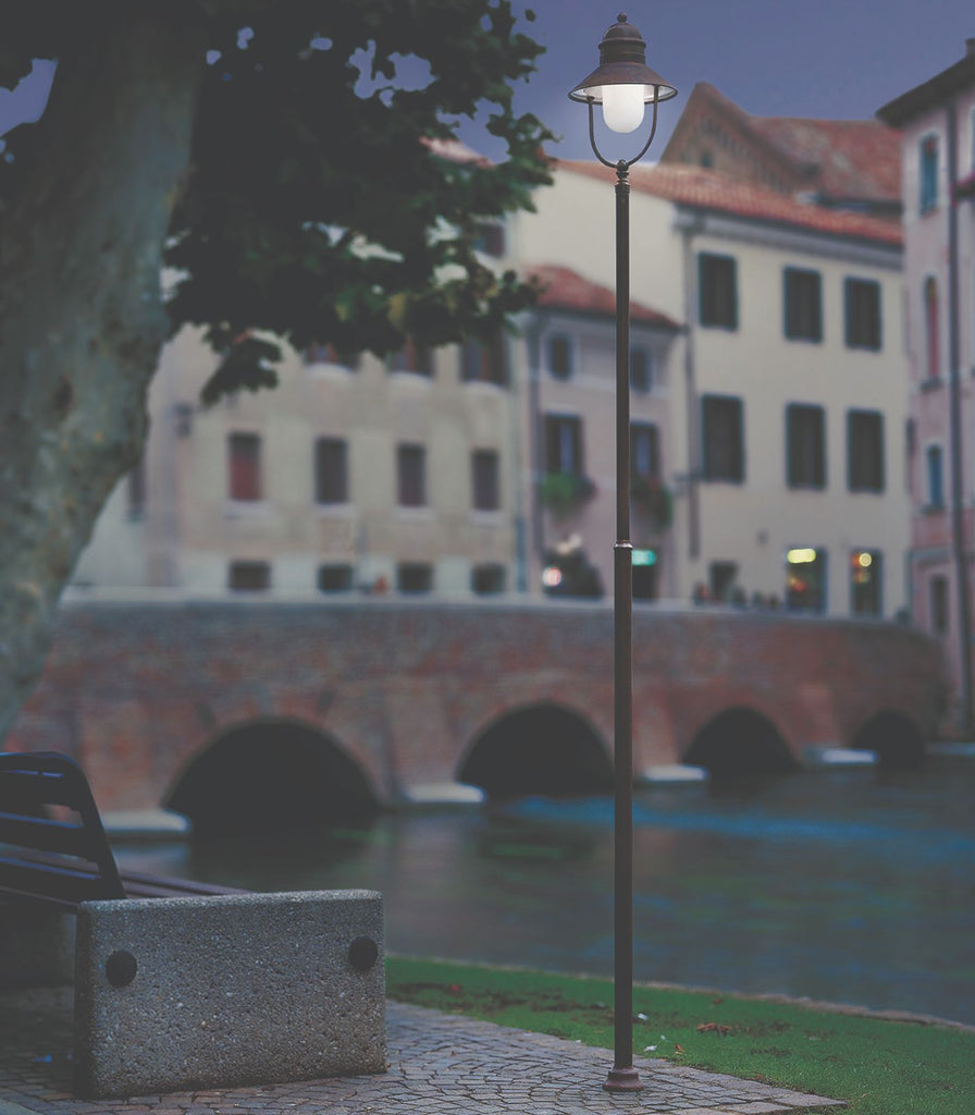 Il Fanale Borgo Bollard Light featured within a outdoor space