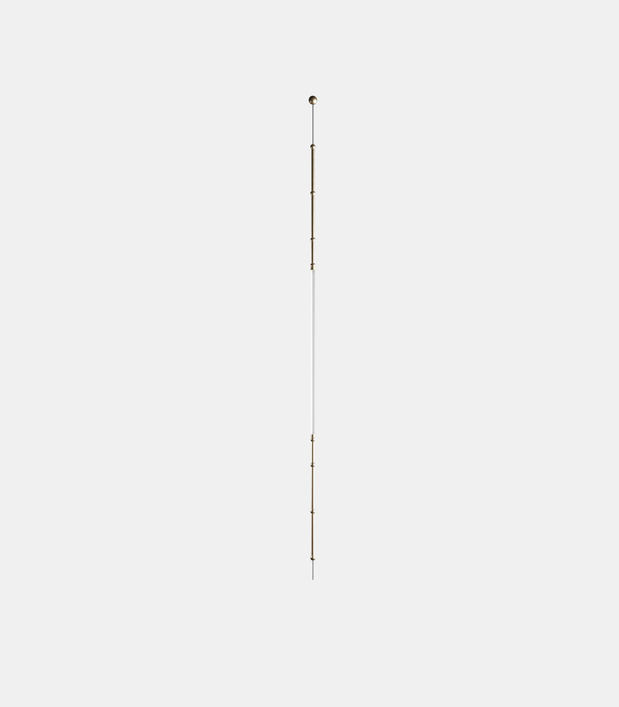 Karman Leda Hanging Floor Lamp in Matte White