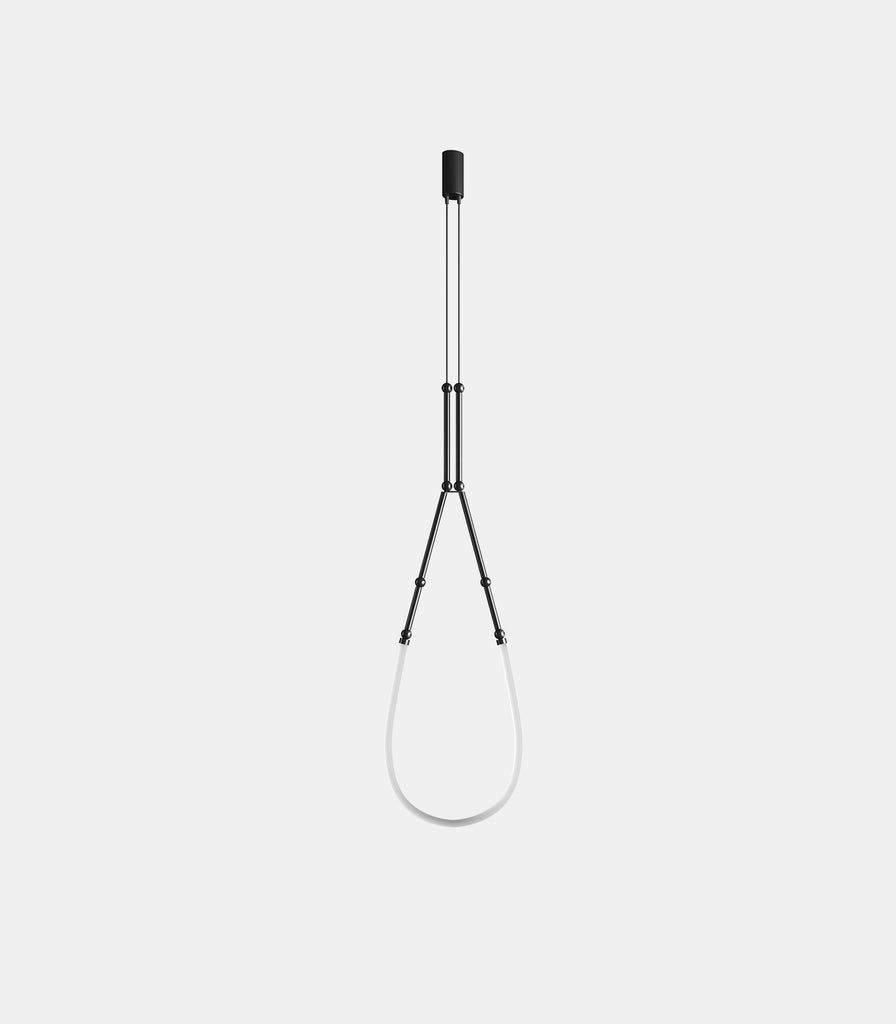 Karman Leda Drop Pendant Light in Matte Black