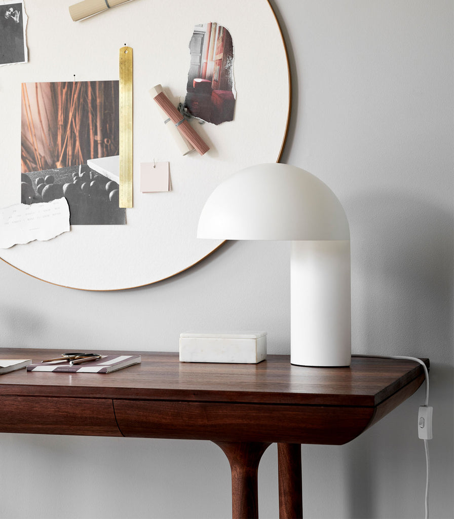 Nordic Fusion Leery Table Lamp featured within interior space