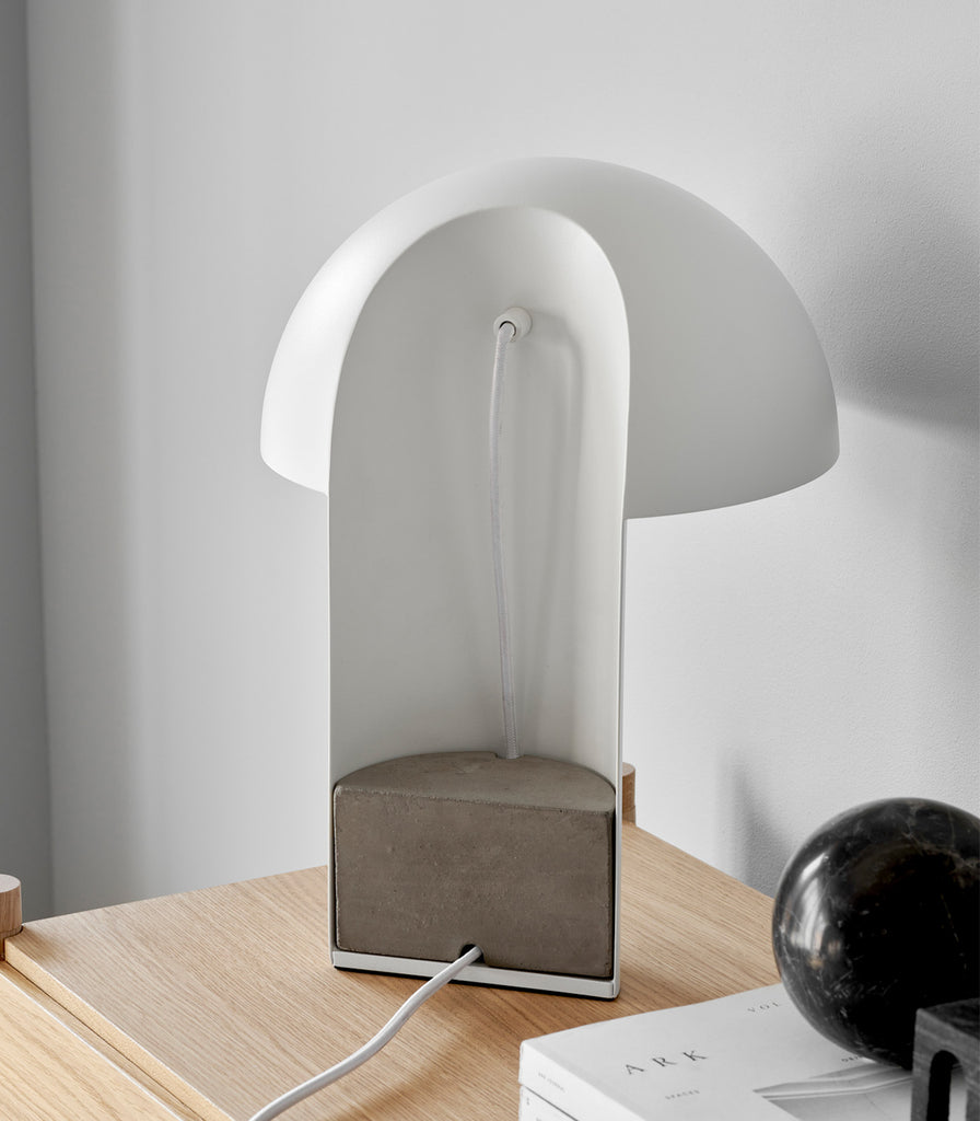 Nordic Fusion Leery Table Lamp featured within interior space