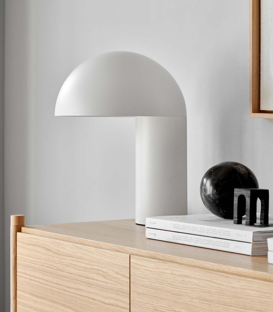 Nordic Fusion Leery Table Lamp featured within interior space