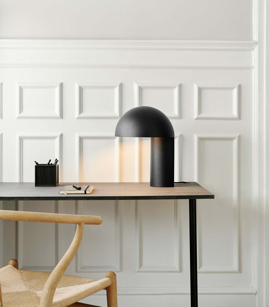 Nordic Fusion Leery Table Lamp featured within interior space