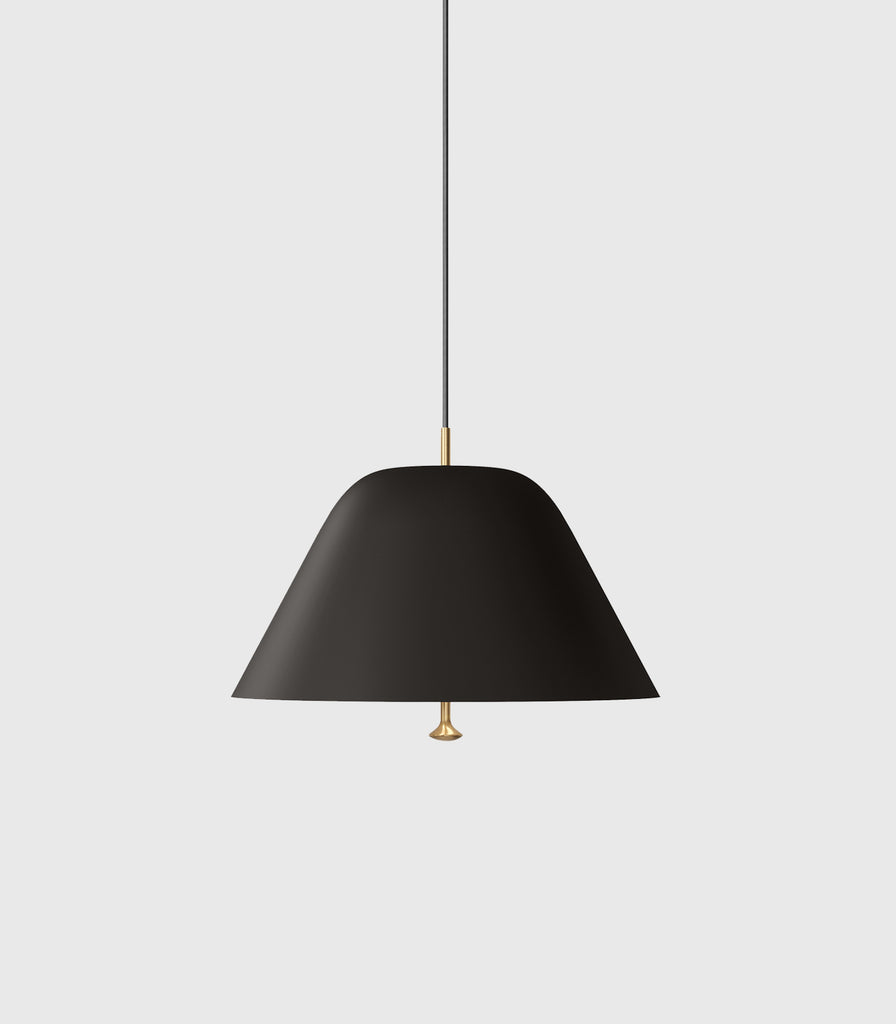 Menu Lighting Levitate Pendant Light in Large/Black/Brass