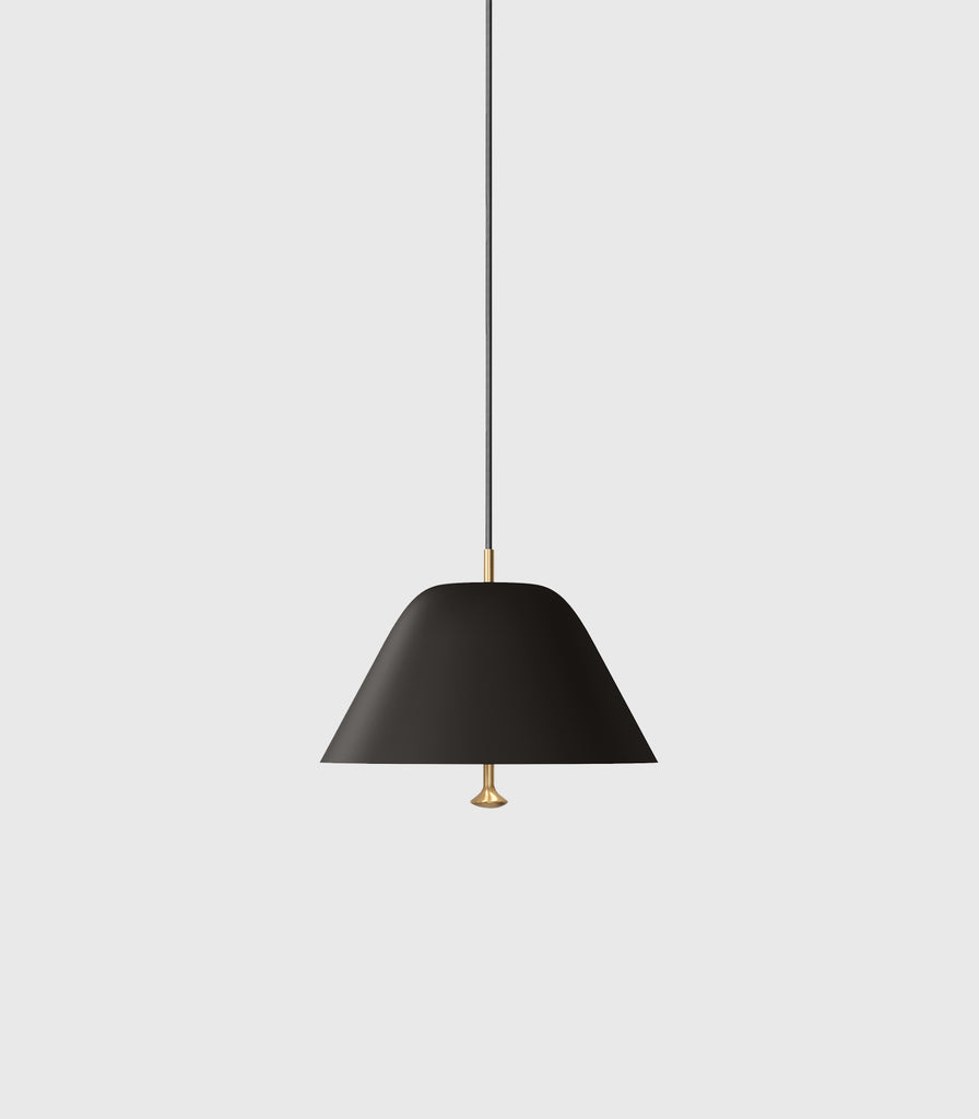 Menu Lighting Levitate Pendant Light in Small/Black/Brass