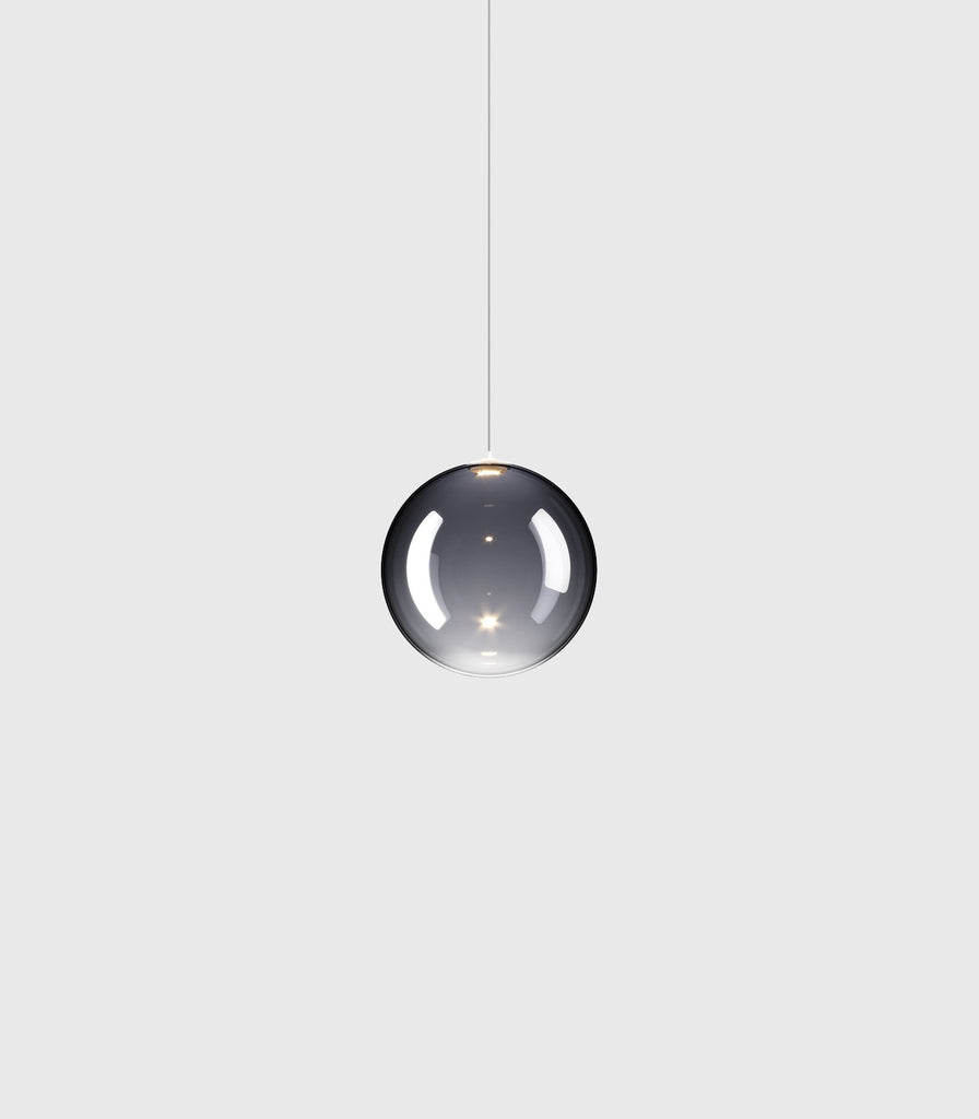 Lodes Random Solo Pendant Light in Small/Glossy Smoke