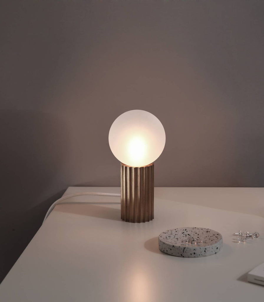 Marz Designs Attalos Table Lamp faetured within interior space