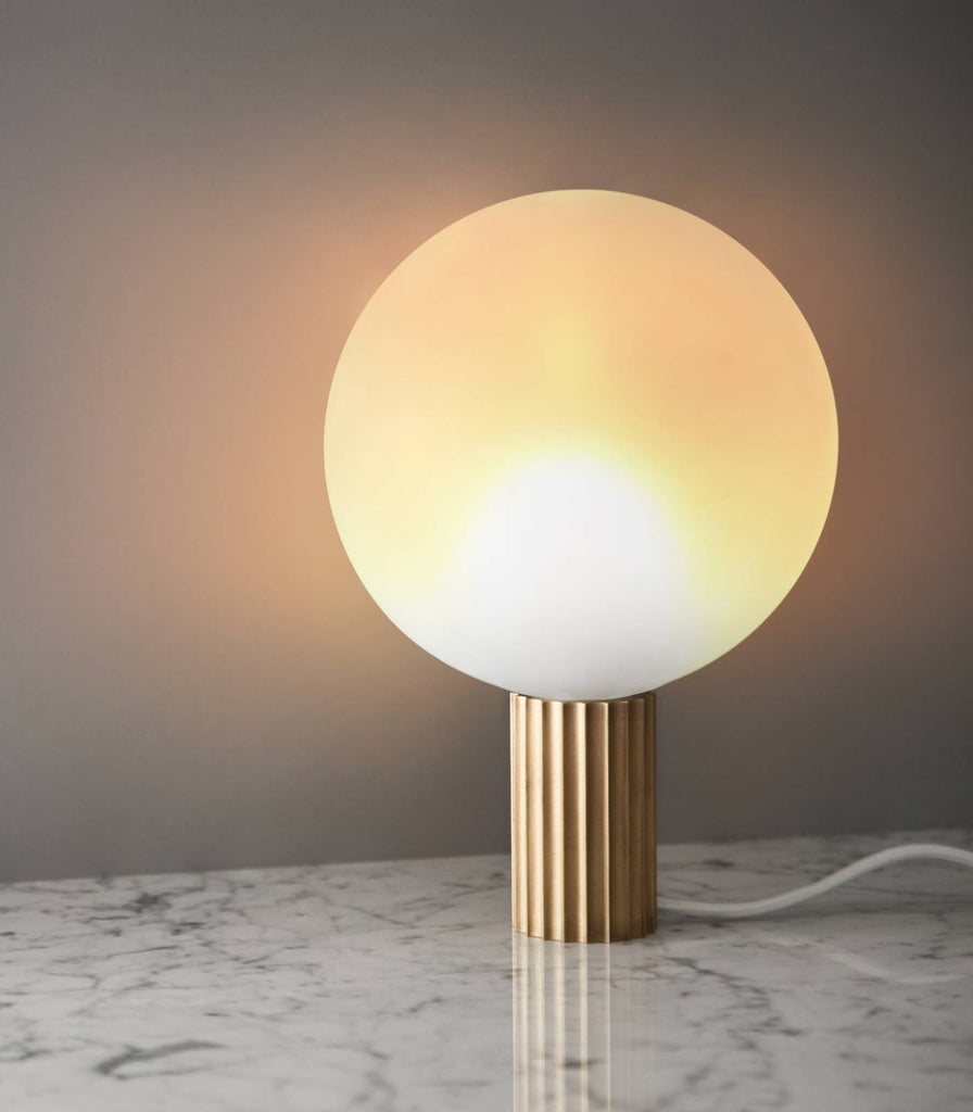 Marz Designs Attalos Table Lamp faetured within interior space