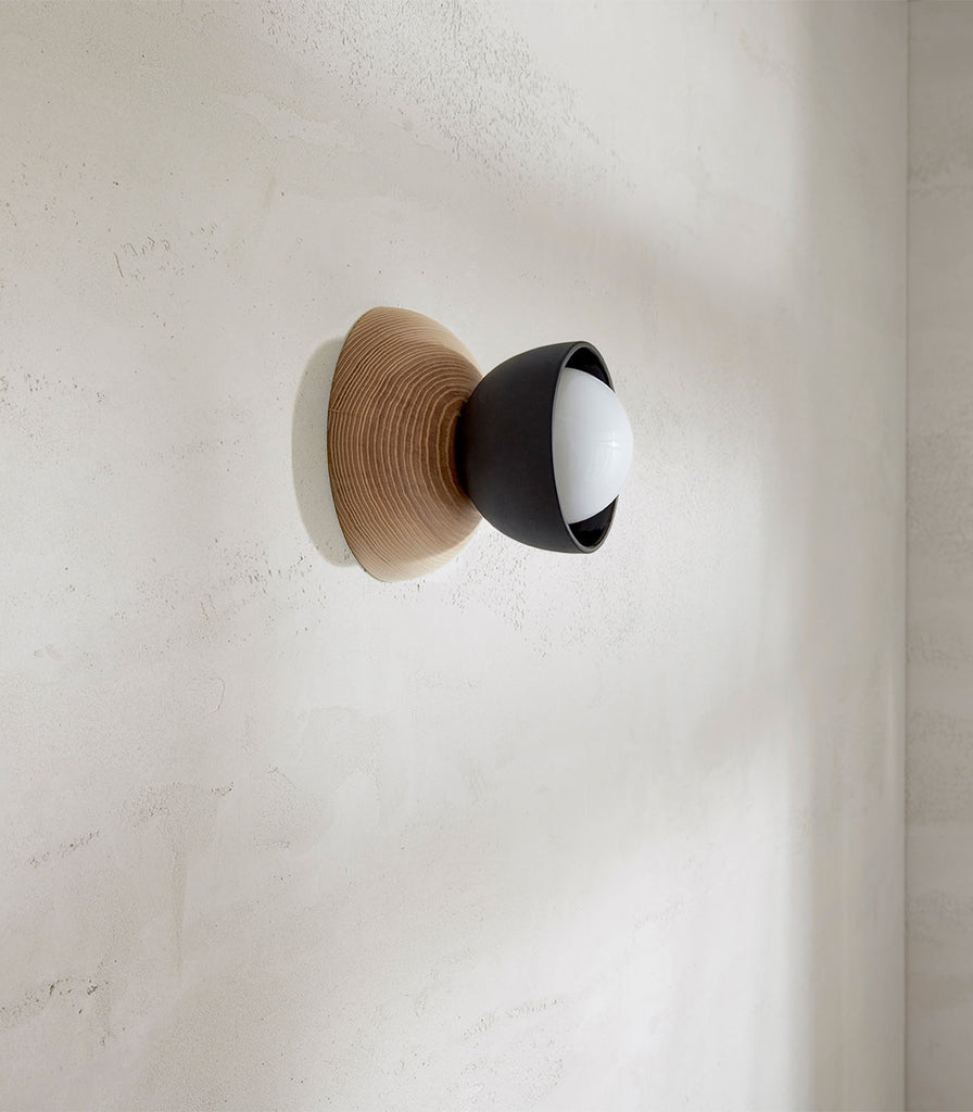 Marz Designs Terra Dome Wall Light in Slate/Ash