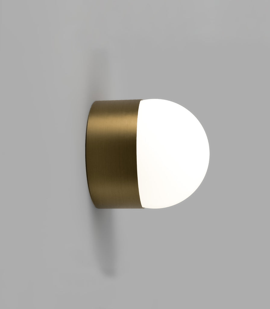 Lighting Republic Orb Sur Wall Light medium brass side view